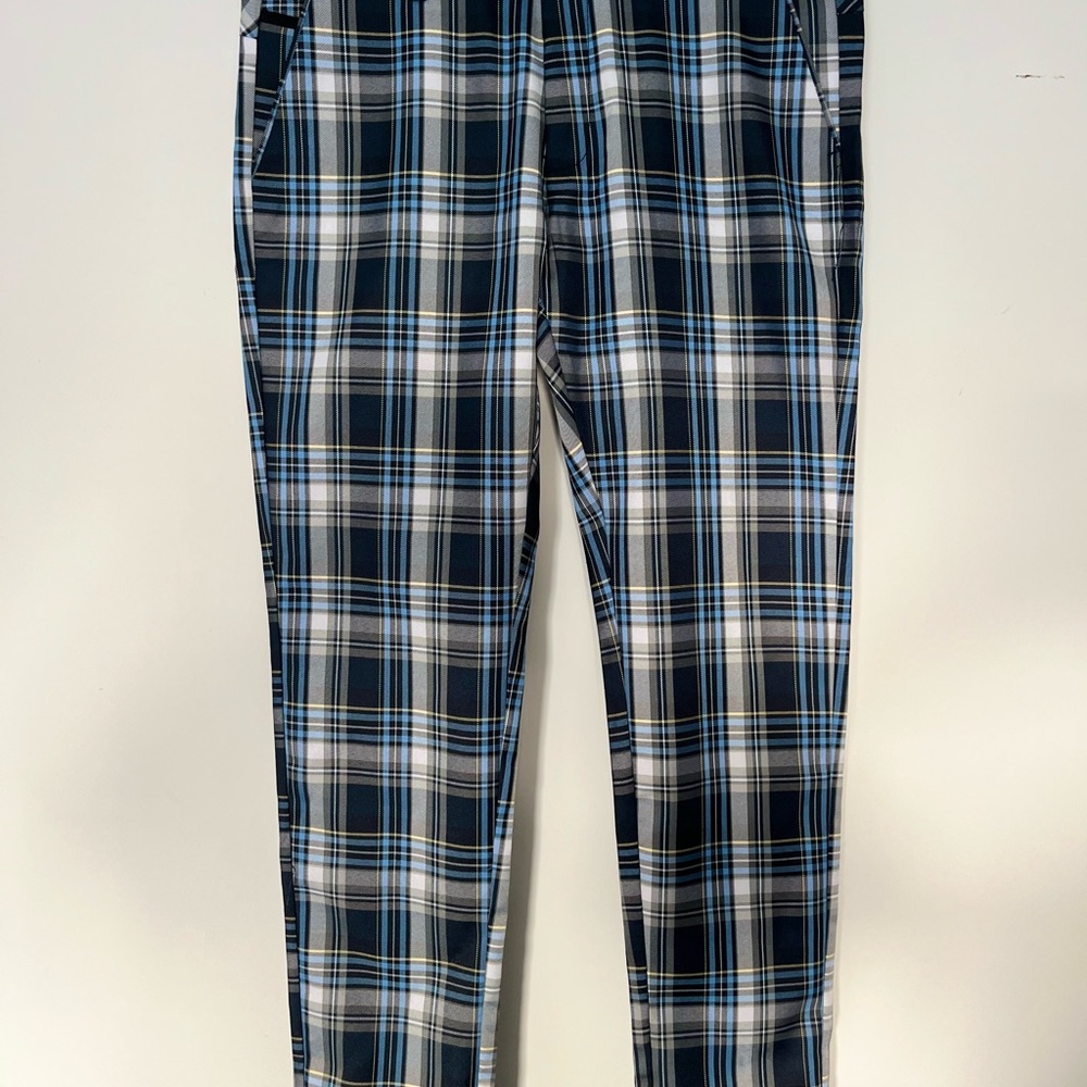 Suslo Couture plaid dress or golf pant